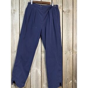 Tourney Women's Gore‑Tex Medium Blue Waterproof Hiking Outdoor Shell Pants‎
